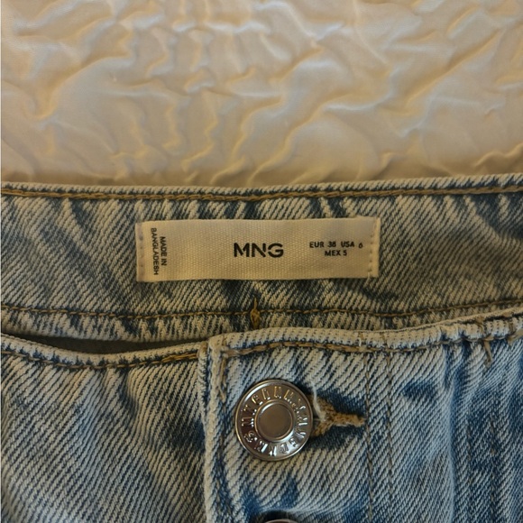 Mango wide leg light wash jeans - Picture 3 of 3